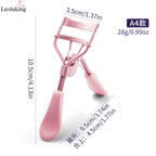 1pc Eyelash Curler With Soft Silicone Pad Women Eyelashes Curling Clip Long Lasting Lift Lashes Makeup Accessories Cosmetic Tool