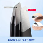Precision Stainless Steel Eyebrow Tweezers Unscented Hair Removal & Grooming Tool, Durable Facial Care Accessory