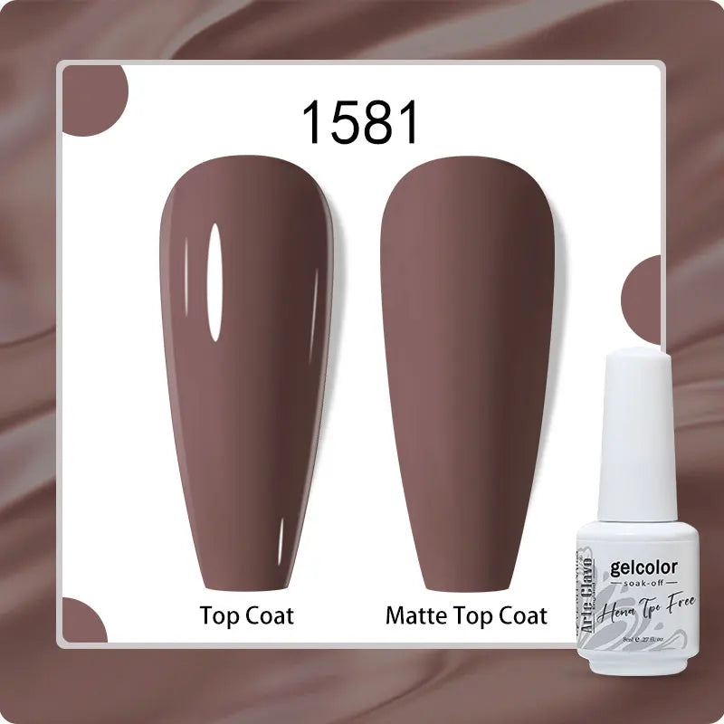Arte Clavo 8ml HEMA TPO Free Gel Nail Polish Nail Art Manicure Semi Permanent Gel UV Hybrid Varnishes Base Top Coat Enamels New