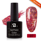 AWStorG 5ML Super Silver Metallic Gel Nail Polish Metal Effect Painting Gel Chromes Varnis Semi Permanent for Nail DIY