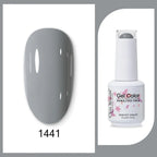 Clou Beaute 15ml Red Black White Green Neon Gel Nail Polish Base Top Coat Velvet Top 400 Colors Semi Permanent Gel Nail Varnish