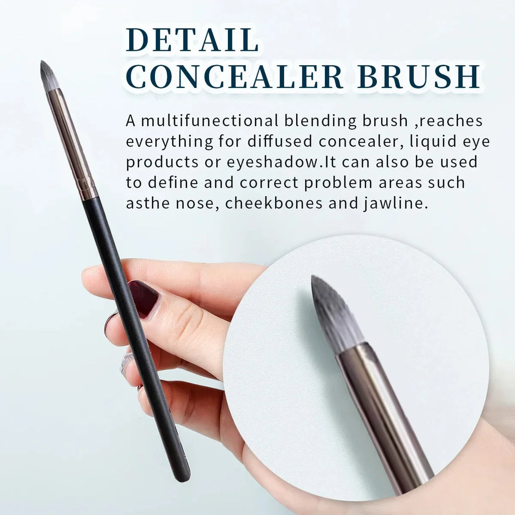 Foundation Concealer Brush Premium Contour Blusher Brushes Flawless Under Eye Dense Face Makeup Brush For Blending