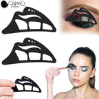 5 in 1 Eyeshadow Stencil Silicone Eyeshadow Tool Reusable Eye Makeup Aid Stencils Eyeliner Template for Beginners Makeup Tool