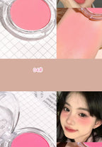 Monochrome Blush Palette Rose Orange Soft Mist Girl Blusher Powder Natural Face Makeup Matte Peach Rouge Contour Shadow Palette