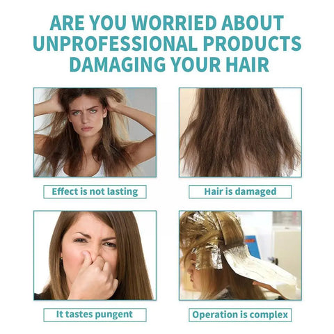 TRSTAY Protein Correcting Hair Straightening Cream Improves Dryness Rashness Britteness Hair Care Product for All Hair Textures