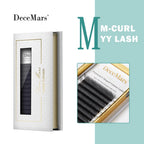 DeceMars L-curl M Curl YY 3D 4D 5D 6D Eyelash Extension 12 Lines for Makeup