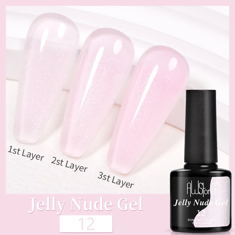 AWStorG 5ML Super Silver Metallic Gel Nail Polish Metal Effect Painting Gel Chromes Varnis Semi Permanent for Nail DIY