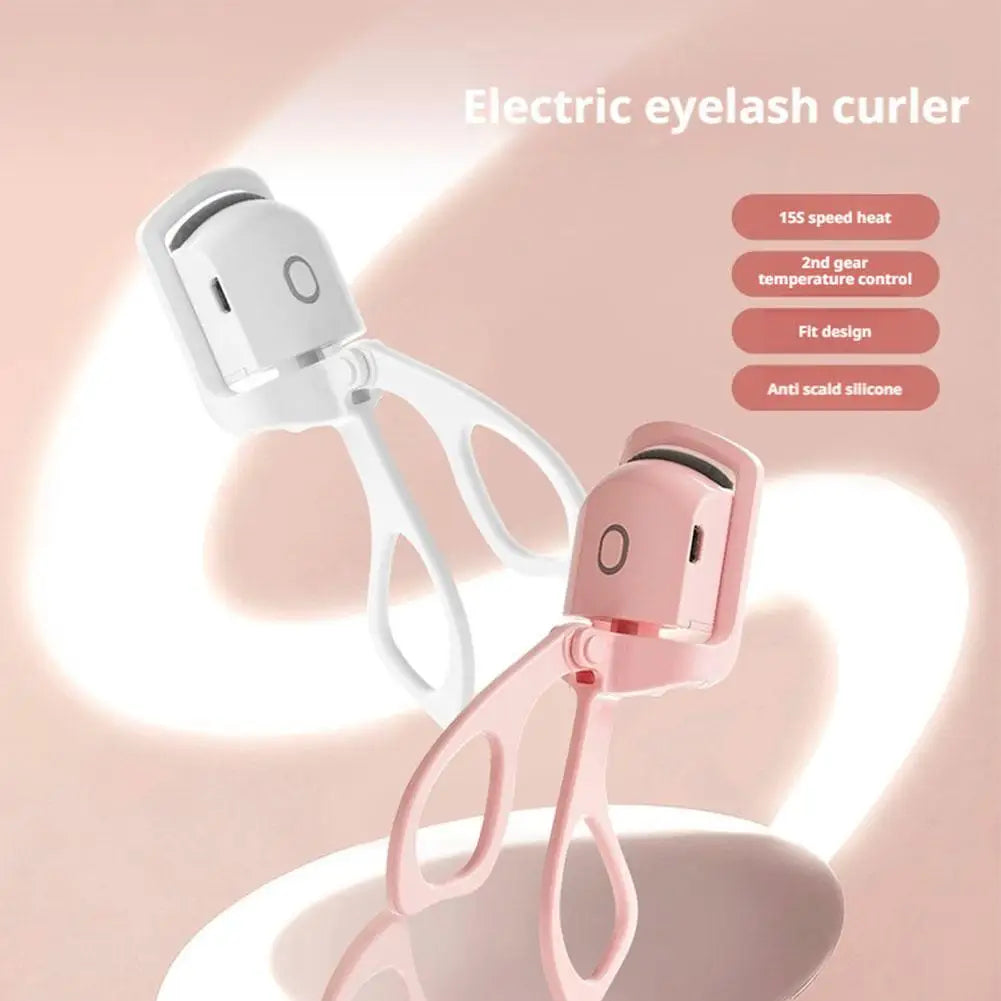 Rechargeable Eyelash Curler ABS Craftsmanship Electric Lash Curler Heated Eyelash Curler Silicone Pads For Eyelash Protection