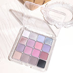 XIAOYUMI 16-Color Sunset Contour & Highlighter Palette – Waterproof, Long-Lasting, Eye & Face Makeup, Unisex, Certified