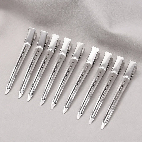 Woman Hair Care Clips Metal Steel Hairdressing Sectioning Clip Clamps Barber Hair Cut Use Styling Tools Hair Root Fluffy Hairpin