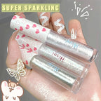 Liquid Eyeshadow Highlighter Waterproof Ultra Shiny Long-lasting Sheet Monochrome Glitter enhances silkworm eyeshadow