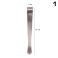 Durable Thickened Stainless Steel Tweezers for Beard Eyebrow Hair Removal Flat Tip Design Easy Grip Facial Hair Plucking Tool