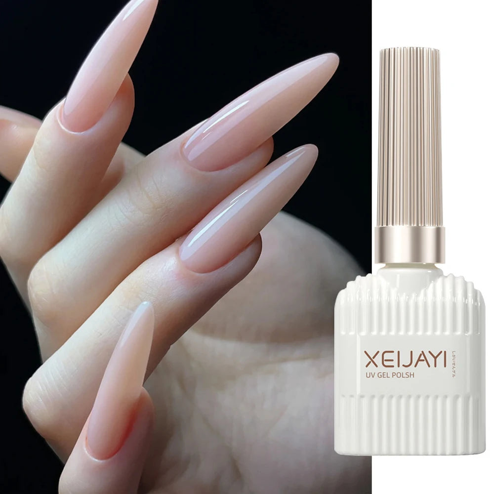 XEIJAYI 1pc 15Ml Nude Pink Gel Nail Polish God Girl Varnish Soak Off UV/LED Gel Polish For Daily Manicure DIY Wedding Nail Salon