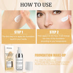 EELHOE Color Changing Liquid Foundation Moisturizing Waterproof No Creasing No Separation Concealer Makeup Products Wholesale