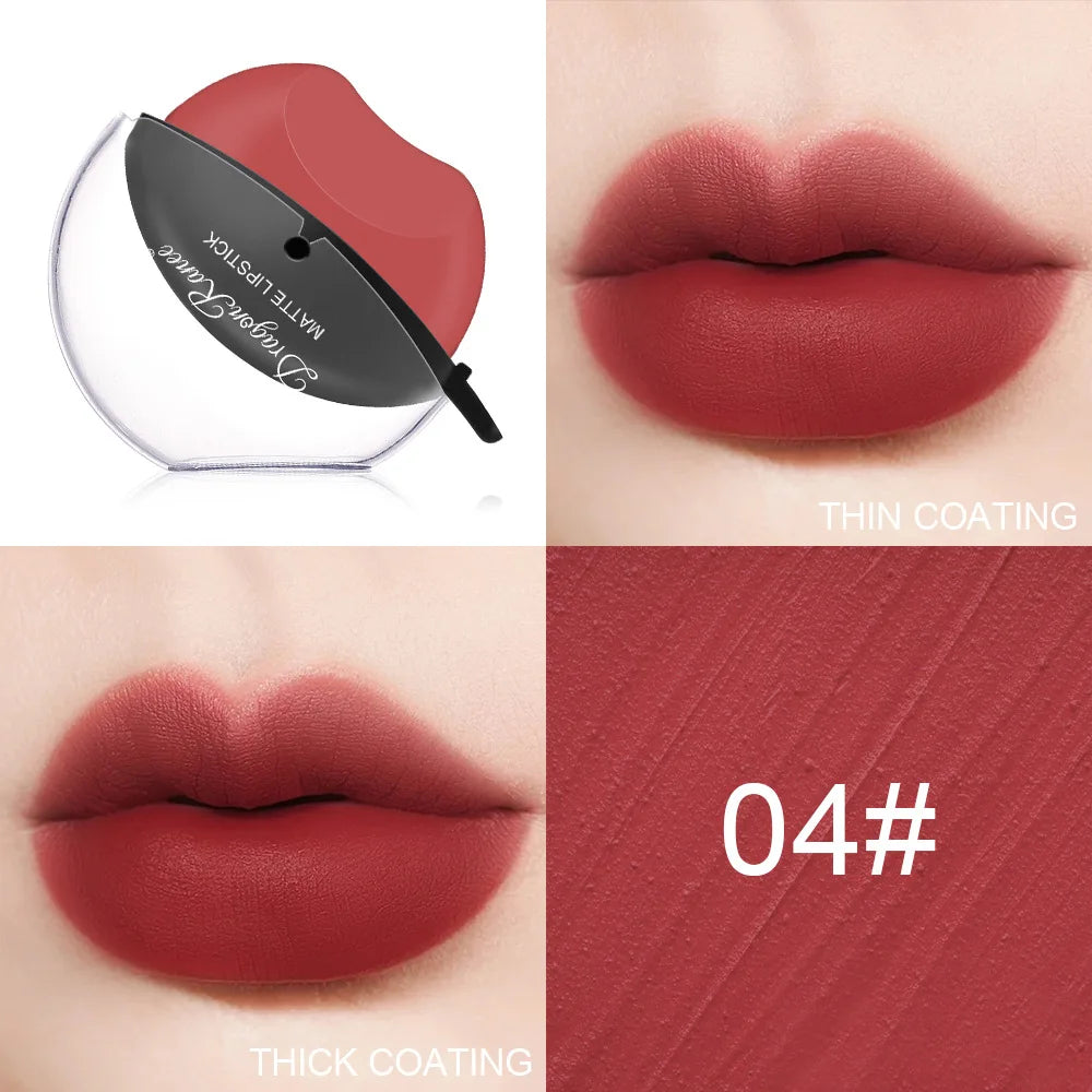 Dragon Ranee Matte Velvet Mist Lipstick Designed for Lazy People Lip Shape Lip Gloss Long Lasting Easy To Color Beauty Makeup