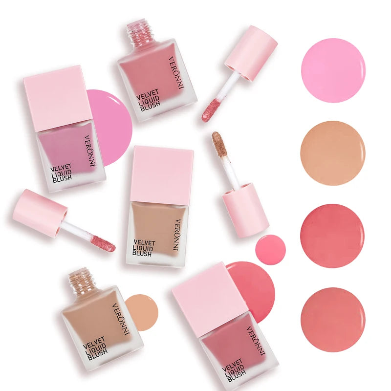 Beginner Makeup Set- Foundation, Concealer &Blush, Fresh Girly Glow,Quick Commuter Face Kit Smooth & Natural Finish, Lightweight