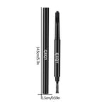 QXQY Eyebrow Pencil Automatic Rotating Double Head Long Lasting Natural Waterproof 5 Color Triangle Eyebrow Pen Make Up