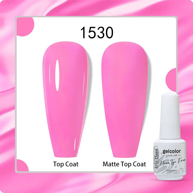 Arte Clavo 8ml HEMA TPO Free Gel Nail Polish Nail Art Manicure Semi Permanent Gel UV Hybrid Varnishes Base Top Coat Enamels New