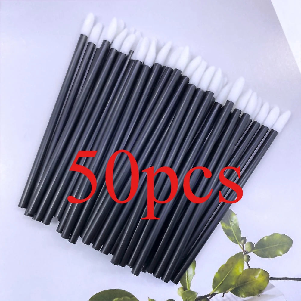 50/500PCS Disposable Lip Brush Eyelash Extension Makeup Brushes Lash Extension Mascara Applicator Lipstick Wands Cosmetic Tools