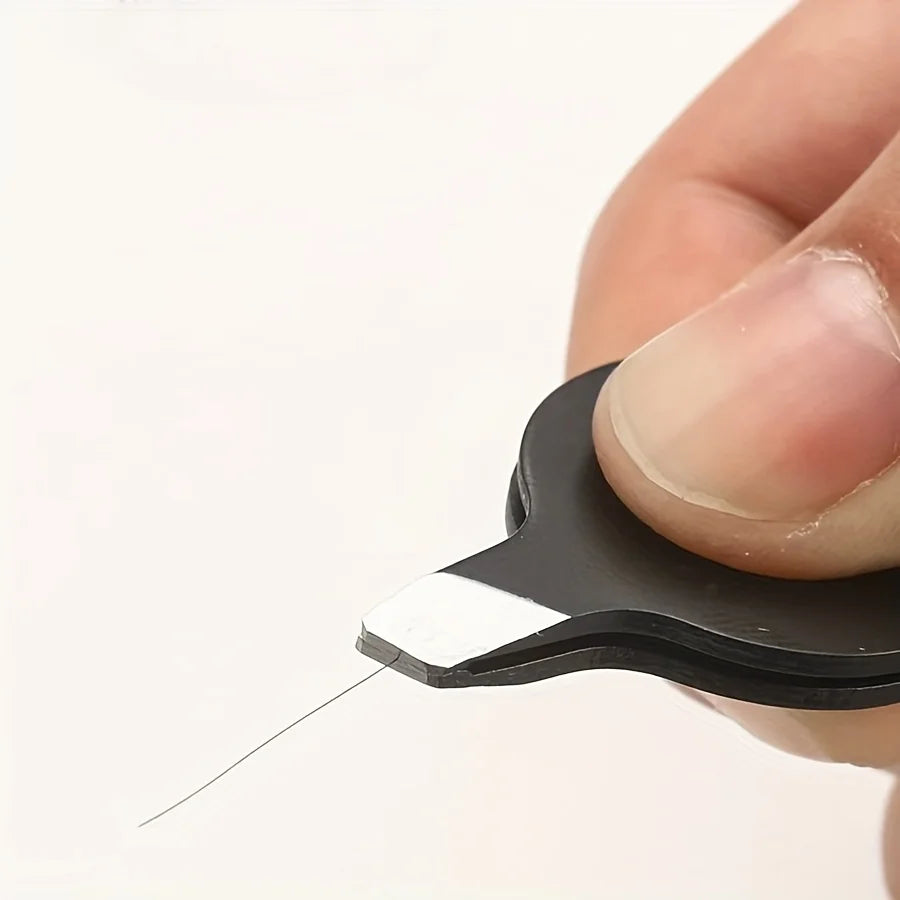 1pc Slant Tip Tweezer with Hollow Handle Stainless Steel Eyebrow & Facial Hair Removal Tool,for Men and Women, Tweezer Design