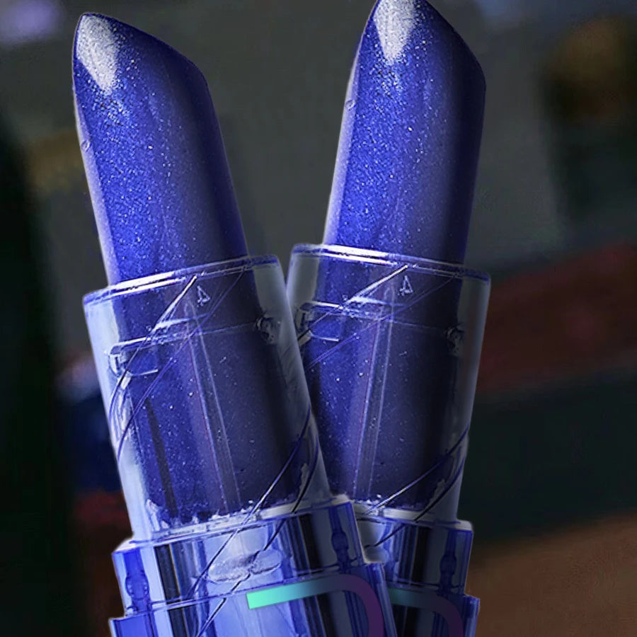 Blue Rose Lipstick Temperature Color Changing lipstic Moisturizing  Female Makeup products Sexy Lip tint Gloss Shiny Lipsticks