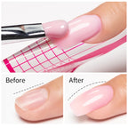 15ml Extension Gel Nail Polish Hard Jelly Build Nail Gum Clear Nude Natural Color French Soak Off UV Construction Gel