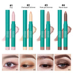 Single Color Pearl Eyeshadow Eyeliner Pearlescent Pencil Waterproof Glitter Pigment Brightening Makeup Eyeshadow Stick Cosmetics