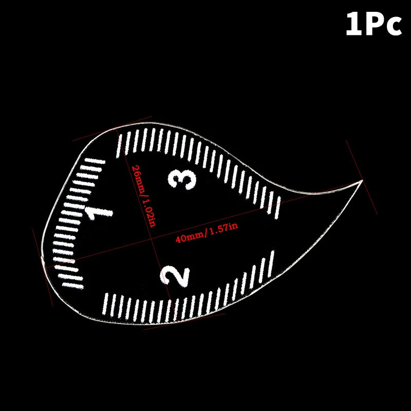 1PC Brow Mapping Ruler Eyebrow Shaping Ruler 1 Minute Fast Drawing Design Brow Easy Tool Microblading Permanent Makeup Stencils