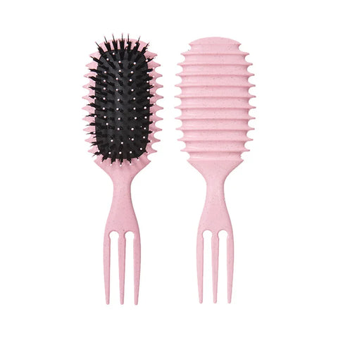 1PC Candy bursh Curly Hair Styling Brush: Defined Curls on Wet Hair- Nylon Bristles Detangling Volumizing Comb for All Hair Type