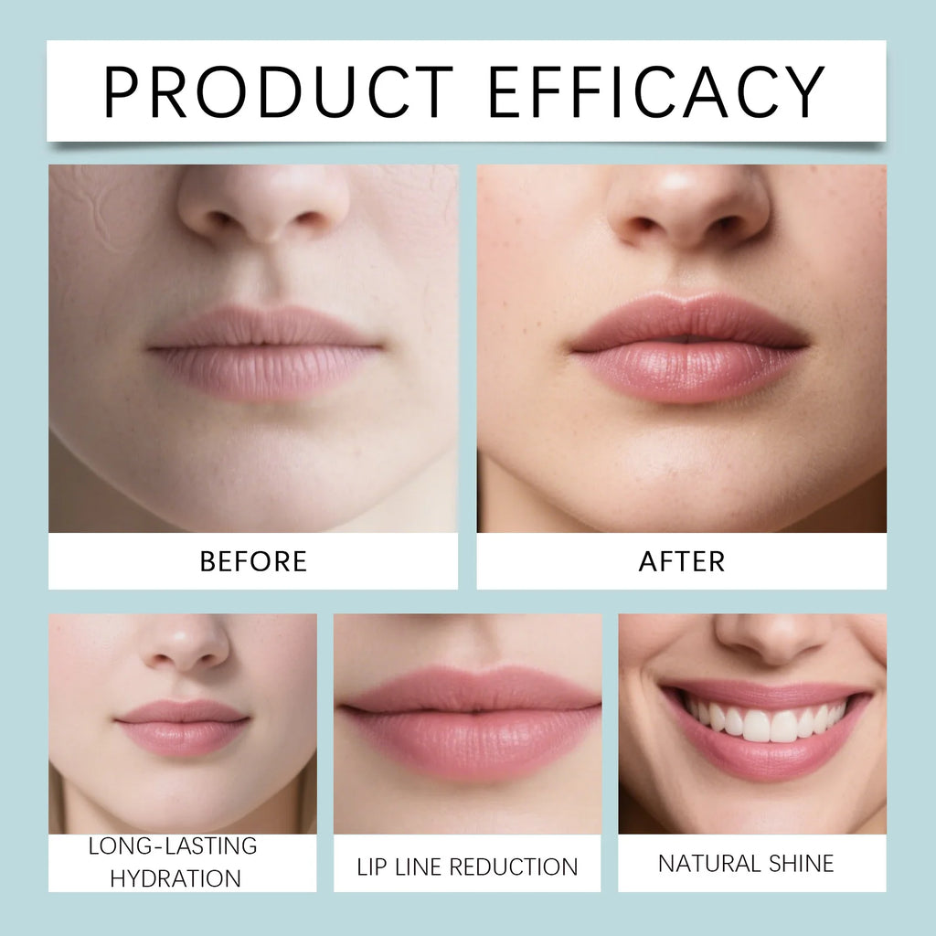 Hydration Lip Mask Non-Sticky Plumping Overnight Repair with Hyaluronic Acid Vitamin E For Dry Chapped Lips Blurs Lines Vegan
