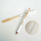 Two-Color Wooden Eyeliner Pencil Smooth Matte Black White Gel Eye Liner Pen Dual-use Pearlescent Silkworm Highlight Shadow Pen