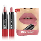 Easy Coloring Gloss Lipstick Lasting Waterproof Matte Crayon Lip Gloss Stick High Pigmented Moisturizing Lip Liner Pen Makeup