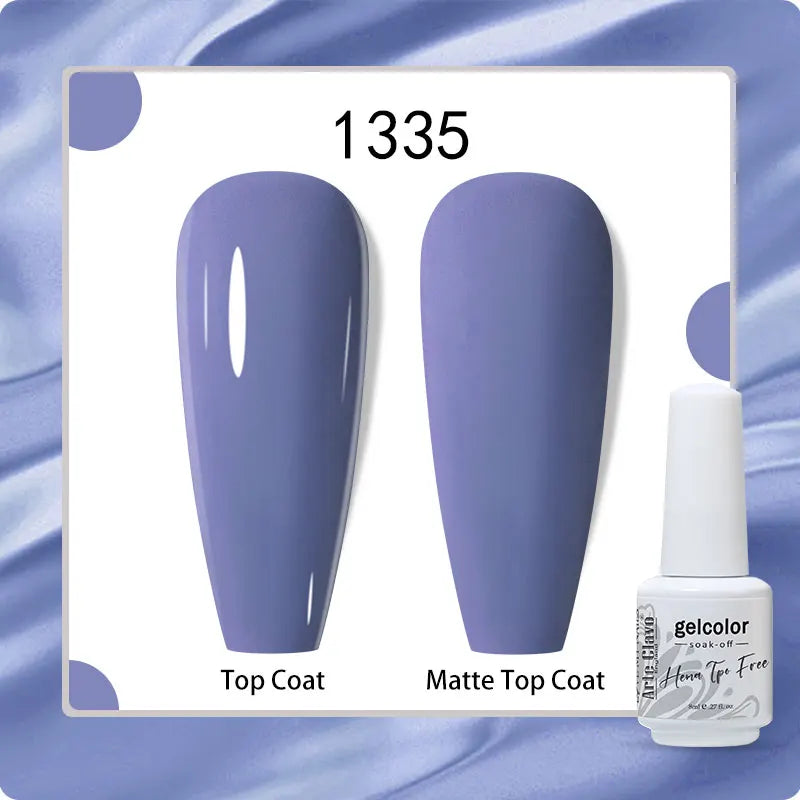 Arte Clavo 8ml HEMA TPO Free Gel Nail Polish Nail Art Manicure Semi Permanent Gel UV Hybrid Varnishes Base Top Coat Enamels New