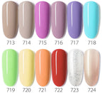 Venalisa HEMA TPO FREE Nail Gel Polish Glitter Gorgeous Full Coverage Soak Off UV LED French Nail Jelly Pink Nude Collection
