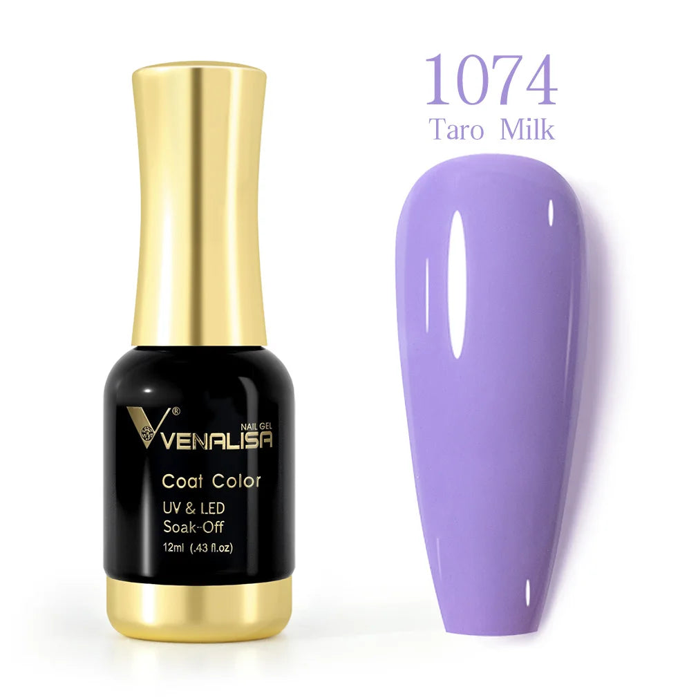 Venalisa 12ml Platinum Gel Nail Polish Super Shiny Effect Nail Gel Perfect Soak off UV&LED Nail Color Foil Chrome Gel Polish