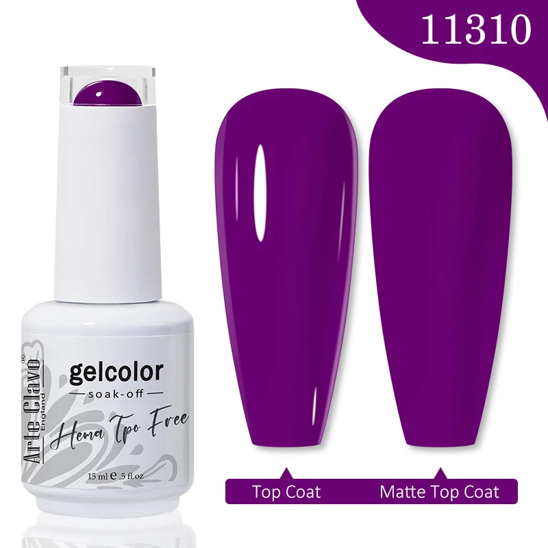 Arte Clavo Hema Free TPO Free Nail Gel Polish Nail Supplies Vernis Semi Permanent Nail Art Manicure Soak Off UV Gel Nail Varnish
