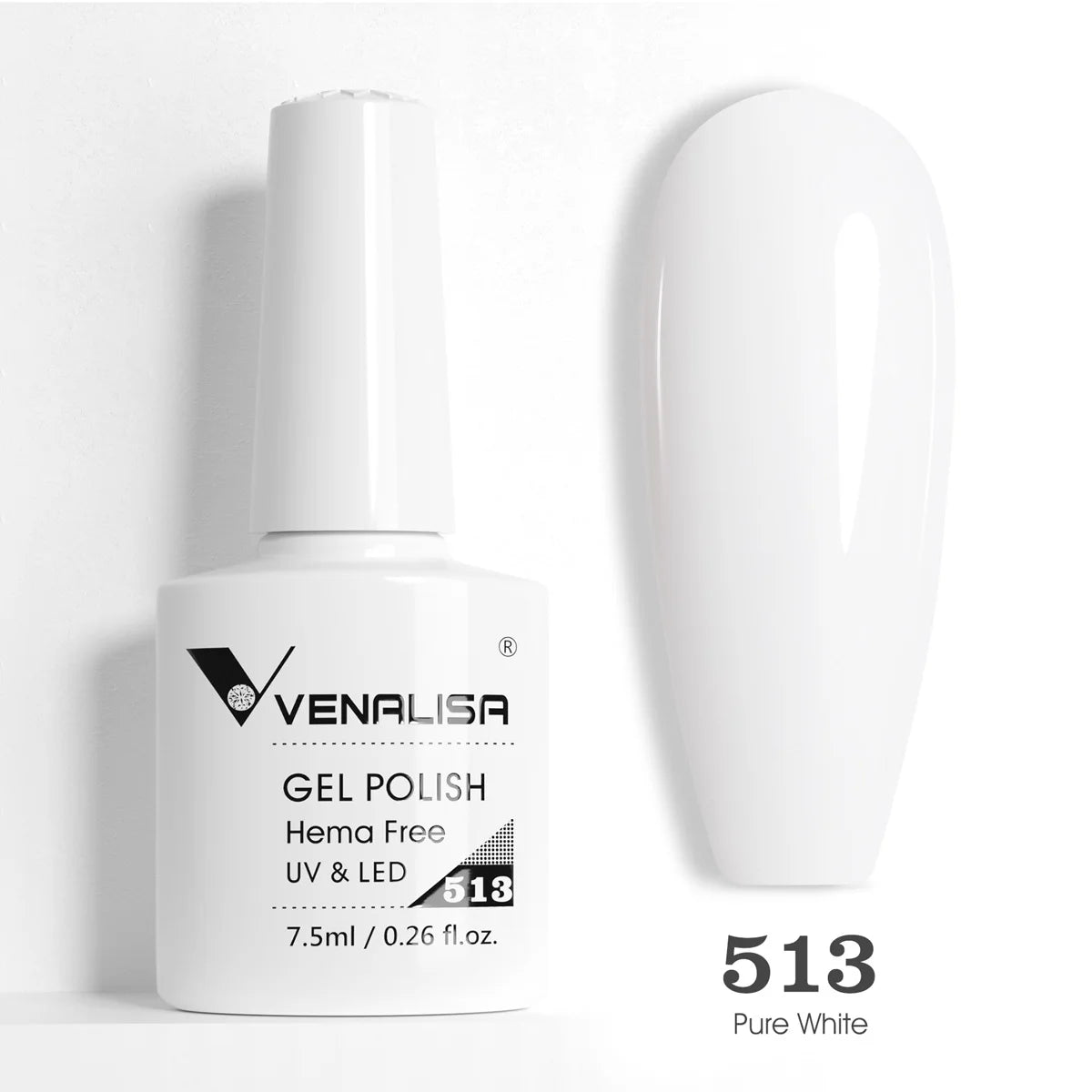 Venalisa HEMA TPO FREE 7.5ml Gel Polish Nail French Pink Jelly Nude Collection Nail Gel Polish Glitter Gorgeous Soak Off UV LED