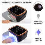 Rechargeable Nail Art Lamp Professional 36 LED UV Dryer for Gel Nail Polish, Fast Nail Dryer with 4 Timers for Salon and Home