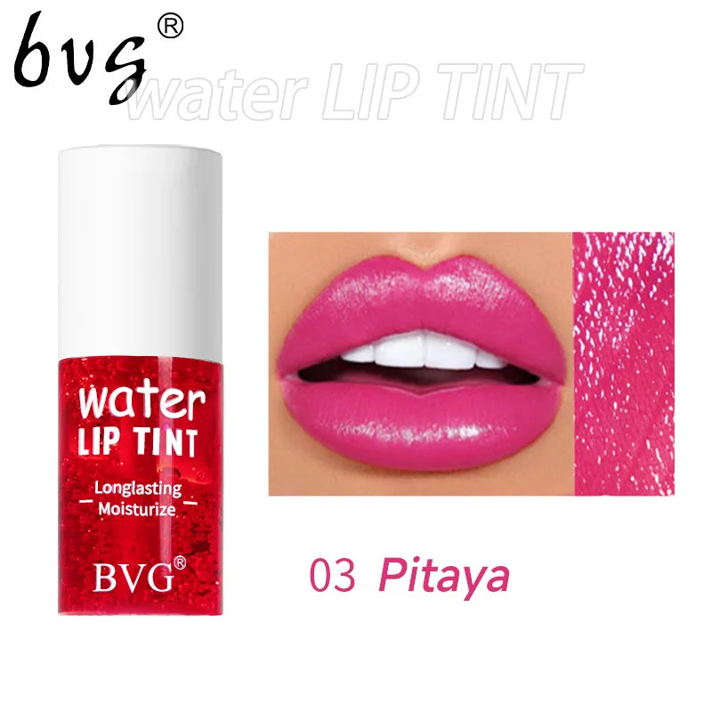 Lip Staining Liquid Lip Glaze Staining Bite Makeup Non fading Long lasting Moisturizing Lip Gloss Sweetheart Transparent and Ten