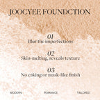 JOOCYEE Skin-melting Pressed Powder SILKY SOFT POWDER FOUNDATION Silver Bow Limited Edition Long-lasting Natural Makeup