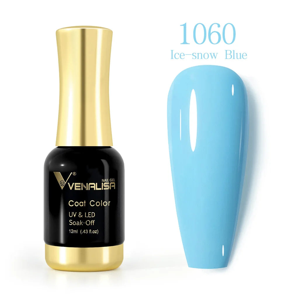 Venalisa 12ml Platinum Gel Nail Polish Super Shiny Effect Nail Gel Perfect Soak off UV&LED Nail Color Foil Chrome Gel Polish