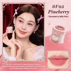 Flower Know Strawberry Rococo Cloud Liquid Lipstick Cream Lip Glaze Matte Milk Tea korean Makeup Long Lasting Lipgloss