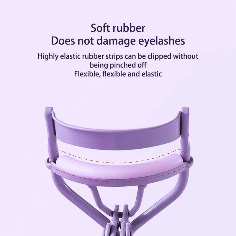 Professional Stainless Steel Eyelash Curler with Comb Tweezers Natural Curling Eyelash Clip Cosmetics Eye Makeup Beauty Tools