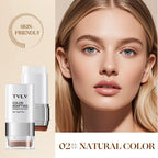 Two-in-one Color-changing Foundation Stick, Moisturizing Without Cakey Texture, Dual-head Lightweight and Smooth Foundation