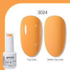 Arte Clavo Solid Color Gel Nail Polish 15ml Soak Off UV LED Gel Semi-Permanent Glitter Polish For Manicure Nail Art Salon Gel