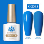 BORN PRETTY 10ml Gel Nail Polish Gel 130 Colors Semi Permanent Solid Nail Gel Varnish Soak Off UV Gel for Base Top Coat