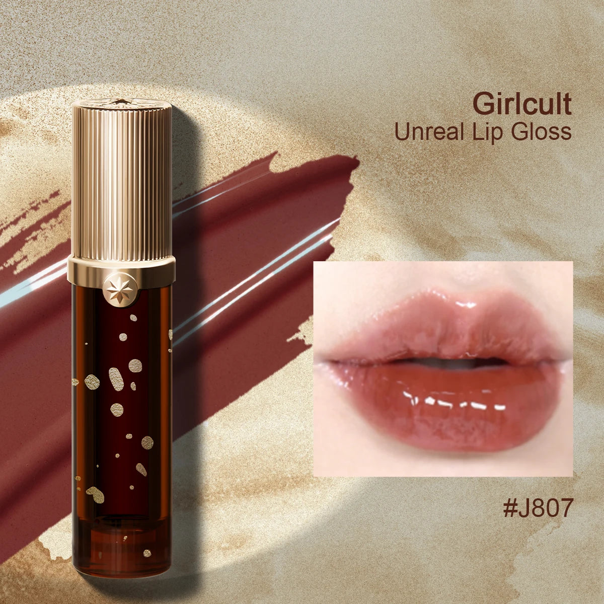 Girlcult Unreal Lip Gloss,Ethereal Water Gloss,Plumping Effect,Illusion Plumping,Non-Sticky,High Shine,Water Gloss,Luxury Makeup