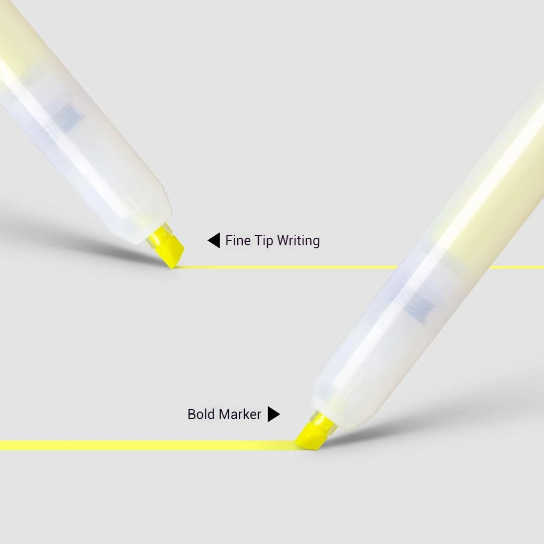 Student Press Type Highlighter Pen Marker Pen Set School Office Supplies - Assorted Colors