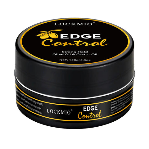 Natural Edge Control Wax With Olive Oil Moisturizing Finish Strong Hold Long-Lasting No Greasy For Wig Hair Styling Gel Cream