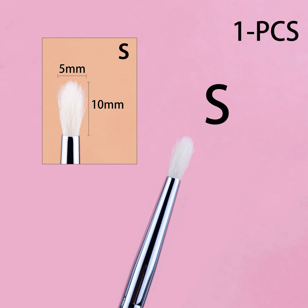 Highlighter Brush Eyeshadow Crease Brush Contour Crease Highlighter Sculpting Makeup Brushes 100% Goat Hair Tapered Beauty Tool
